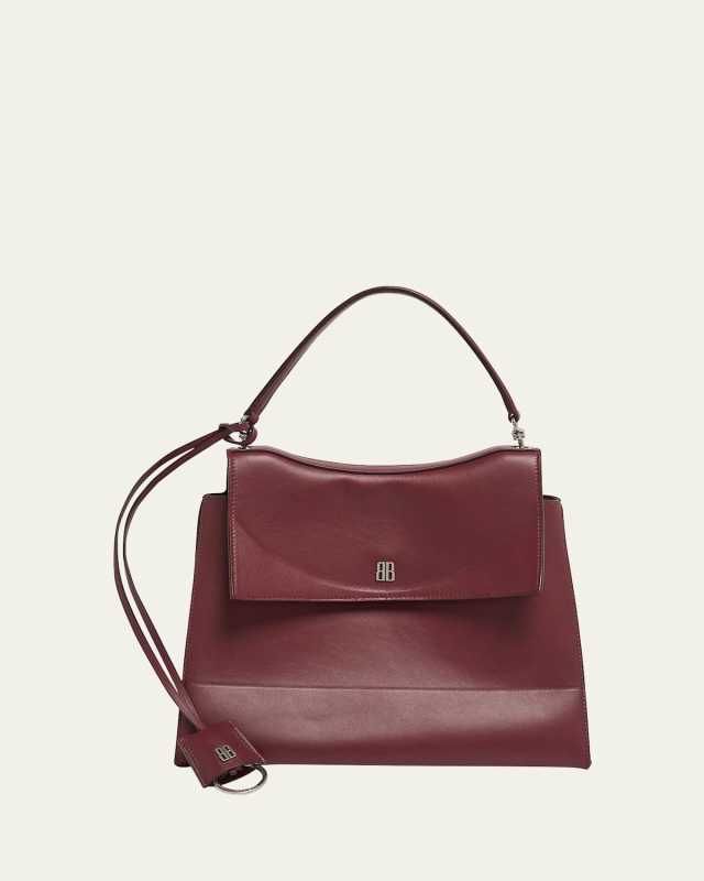 Nano Smooth Leather Top-Handle Bag